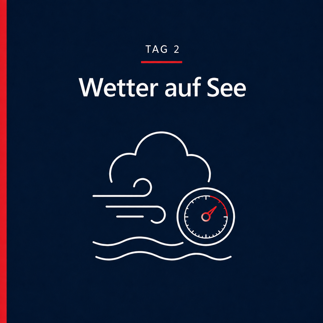 Blauwasser-Akademie, Wetter auf See